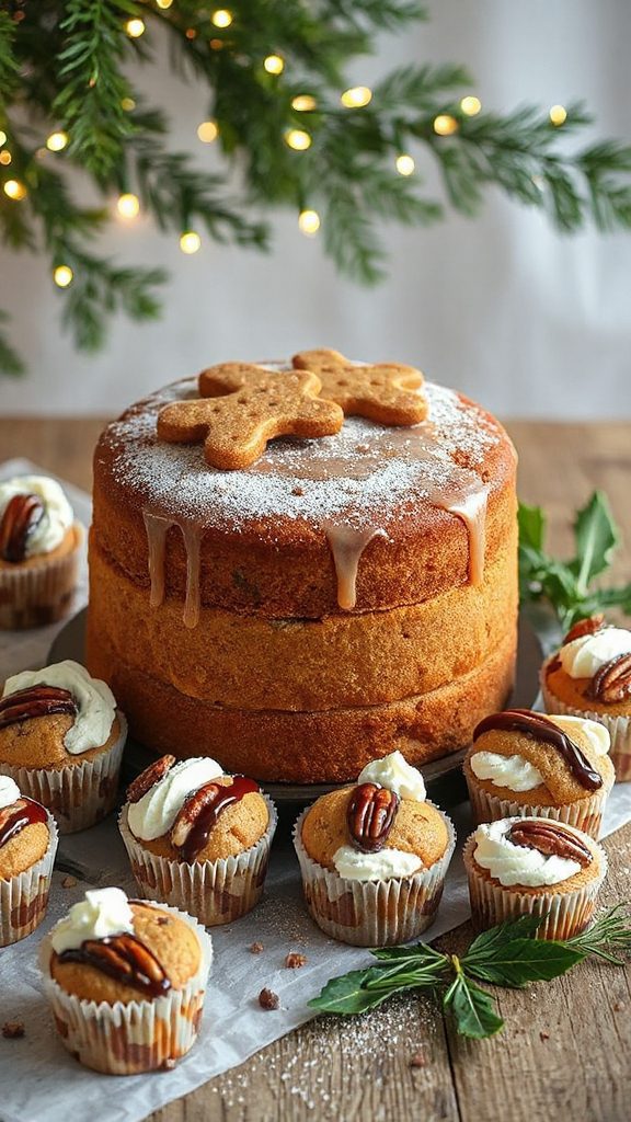 keto friendly holiday gingerbread cake
