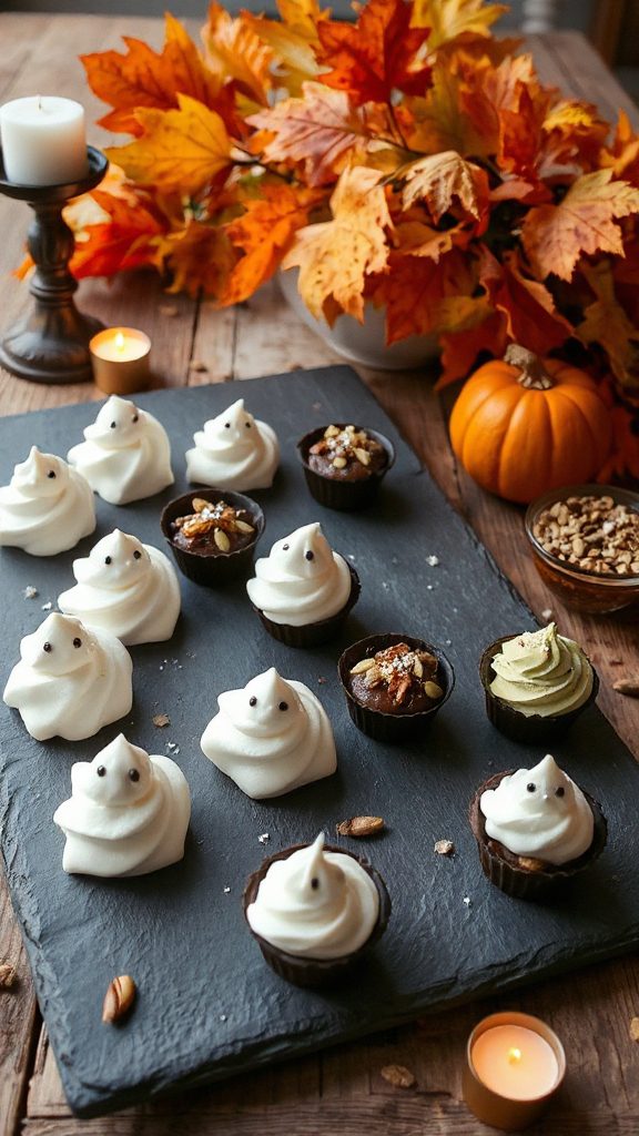 keto halloween ghost treats