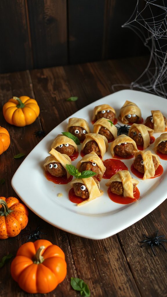 keto mummy meatballs recipe
