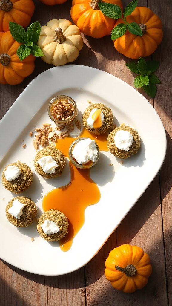 keto pumpkin protein bites