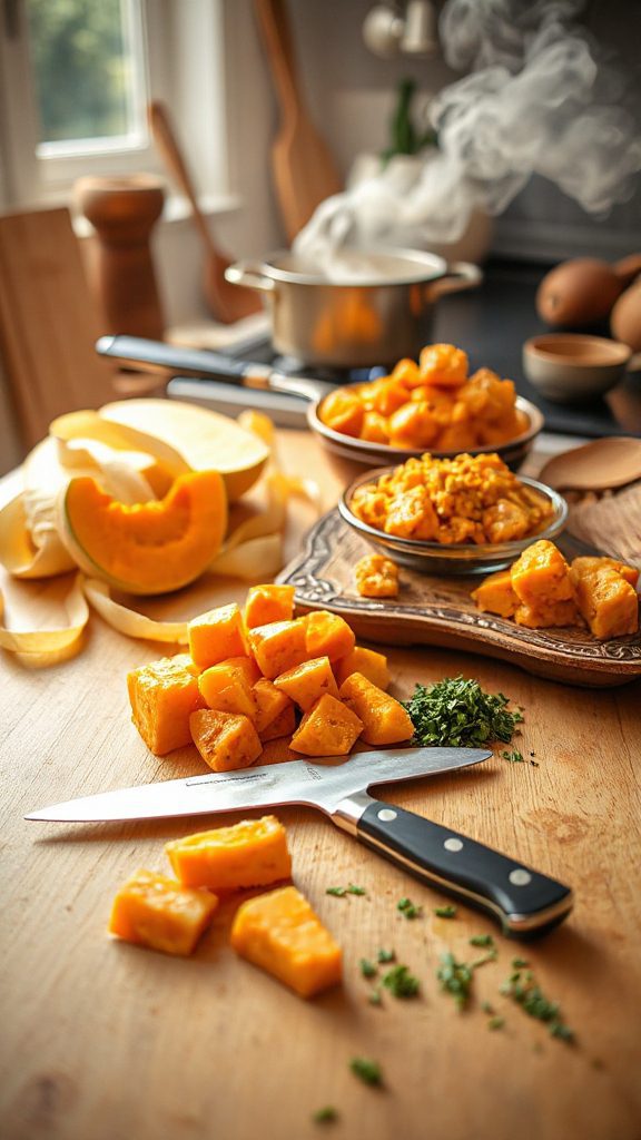 keto tempeh sweet potato risotto