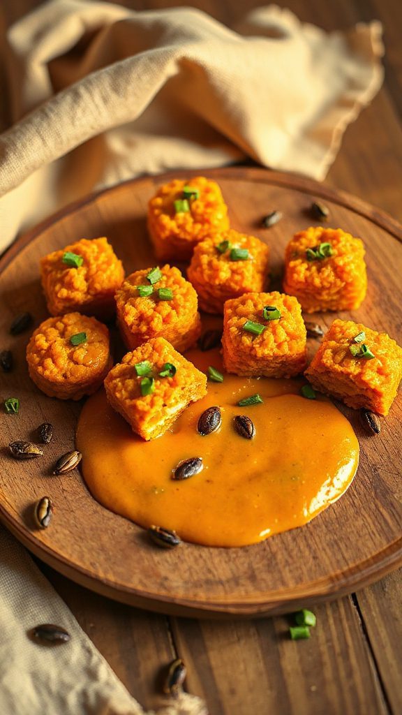 keto tempeh sweet potato risotto