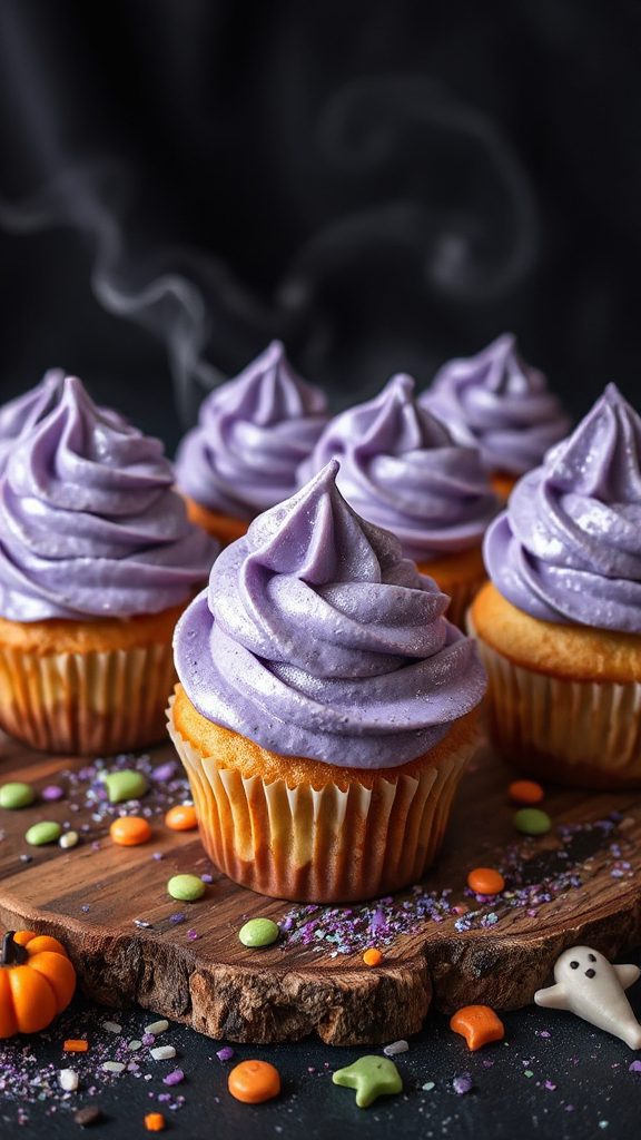 lavender infused vibrant buttercream frosting
