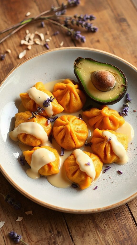 lavender pumpkin dumplings recipe