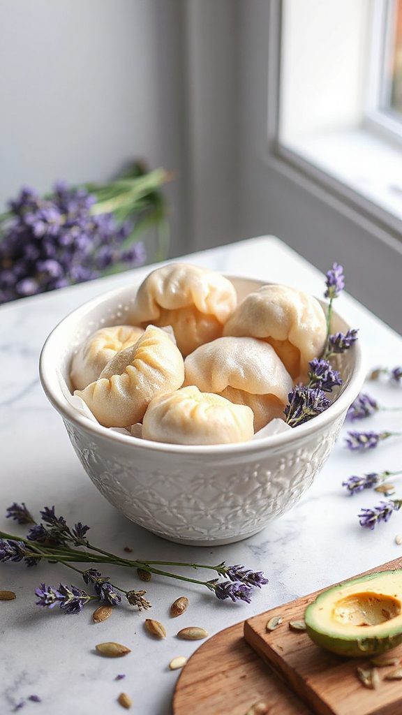 lavender pumpkin dumplings recipe