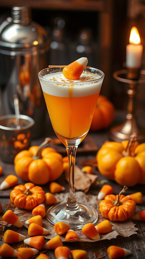 layered halloween cocktail recipe