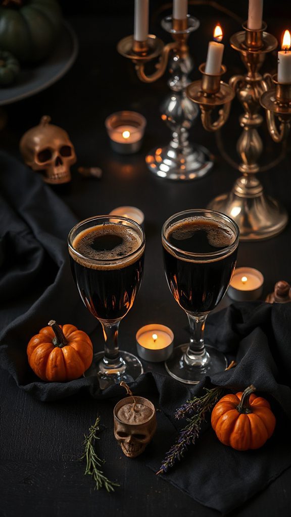 layered stout champagne shots