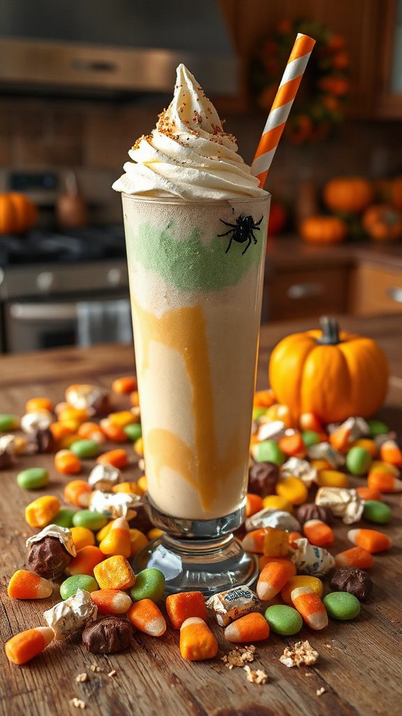 leftover candy milkshake recipe