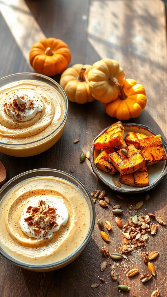 low carb pumpkin yogurt dessert