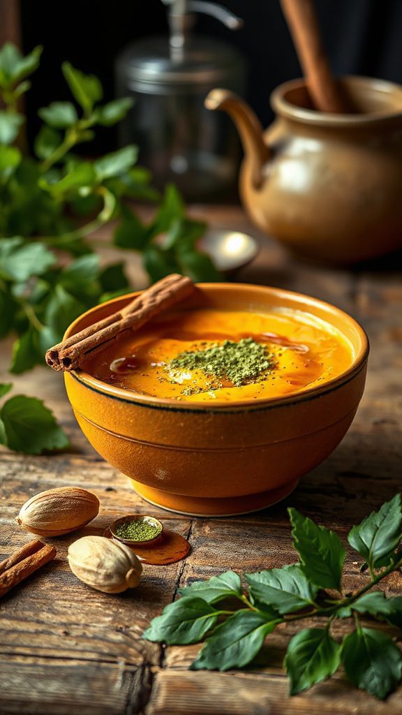 low carb spiced pumpkin pudding