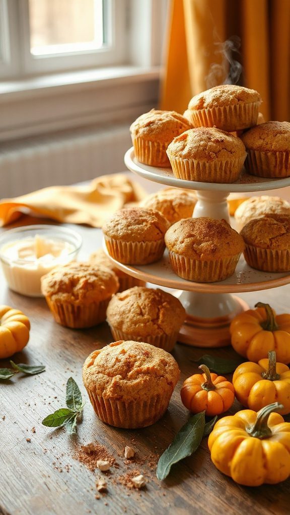 low sugar pumpkin muffins recipe