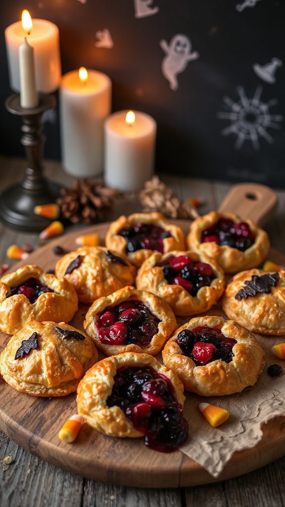 magical berry filled pastries