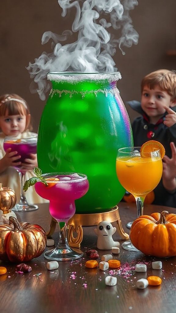 magical halloween fizzy beverage