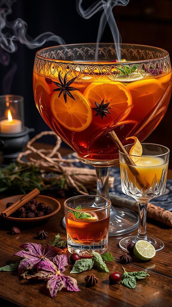 magical halloween rum punch