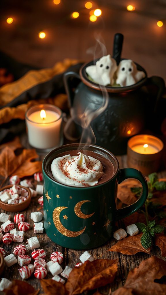 magical mint hot chocolate