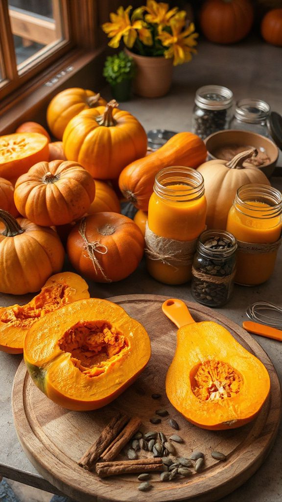 make creamy pumpkin puree