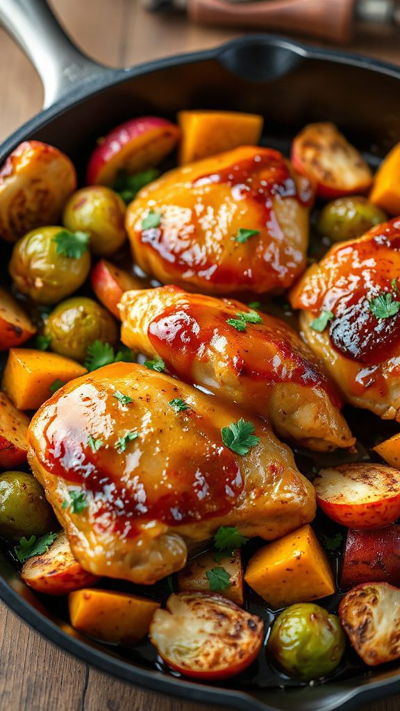 maple apple cider chicken