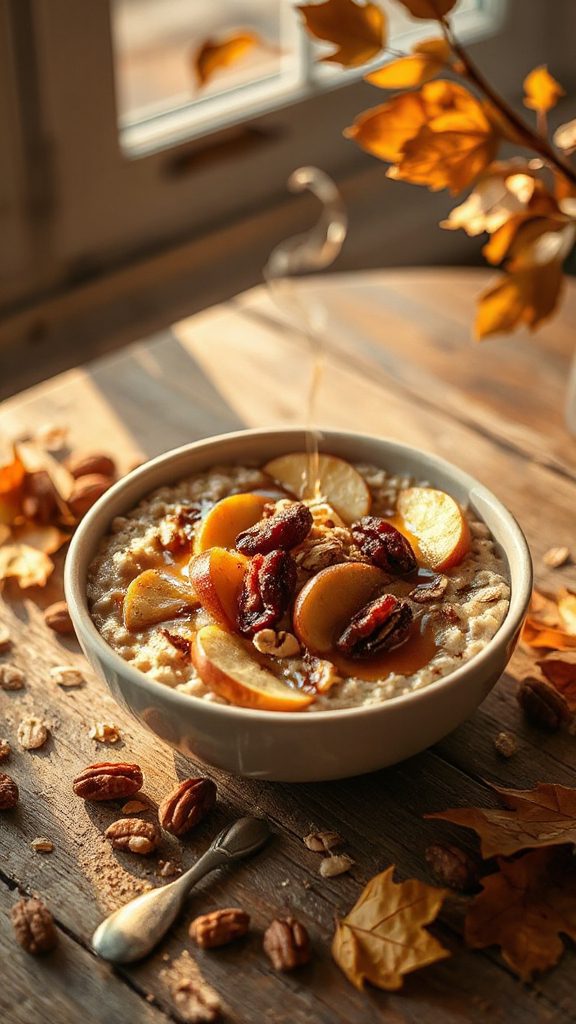 maple apple cinnamon oatmeal