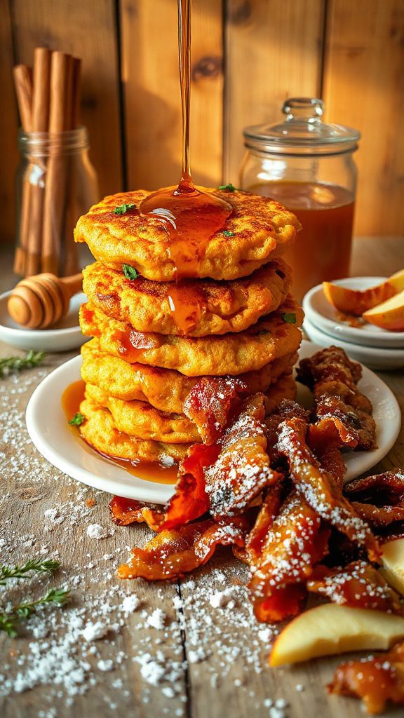maple bacon crunchy topping