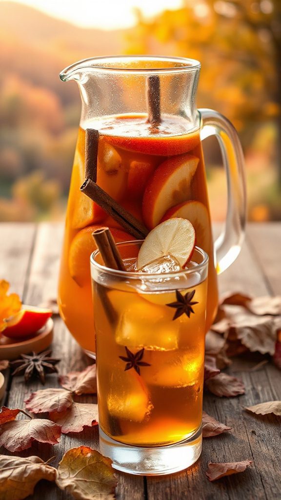 maple bourbon sangria recipe delight
