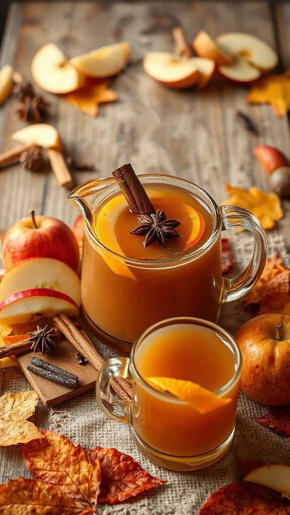 maple bourbon spiced cider