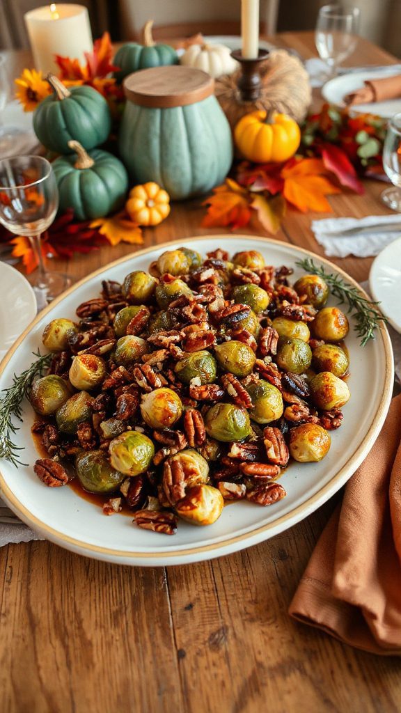 maple brussels sprouts dish