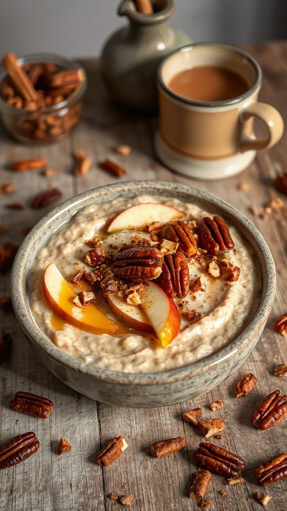 maple chai apple oatmeal delight
