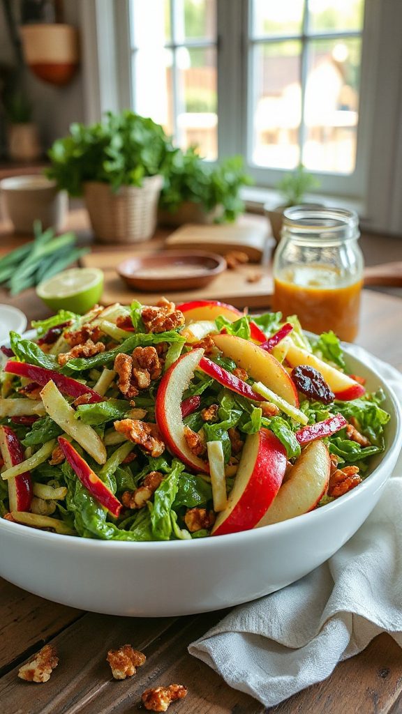 maple dijon brussels sprout slaw
