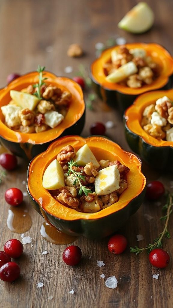 maple glazed acorn squash