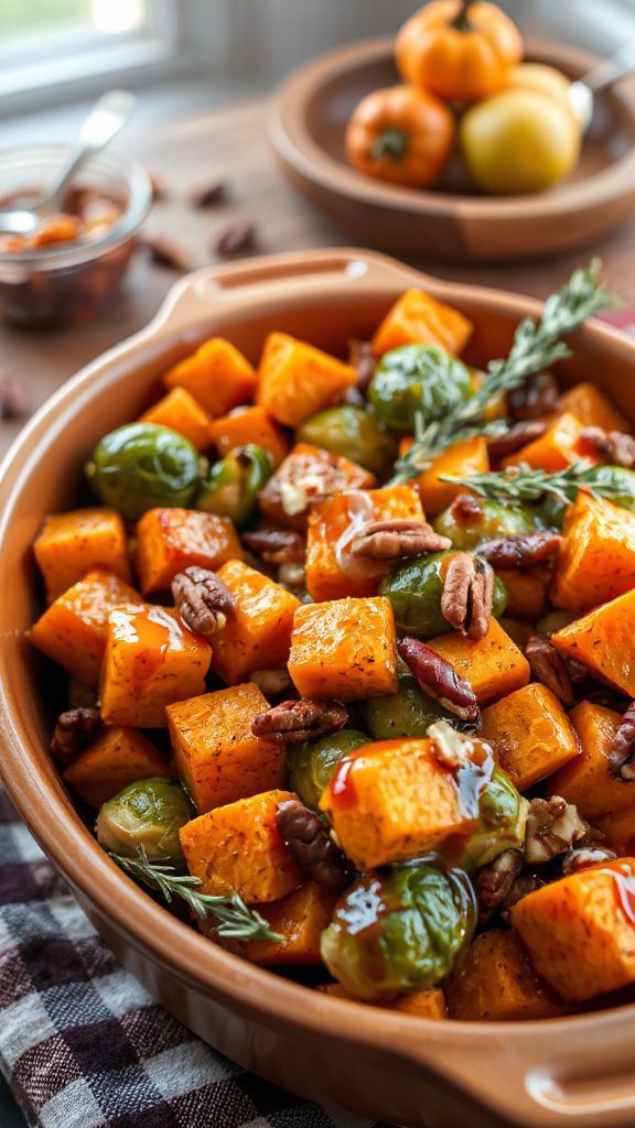 maple glazed sweet potato bake