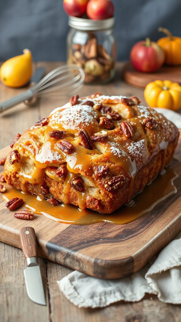 maple pecan apple bread