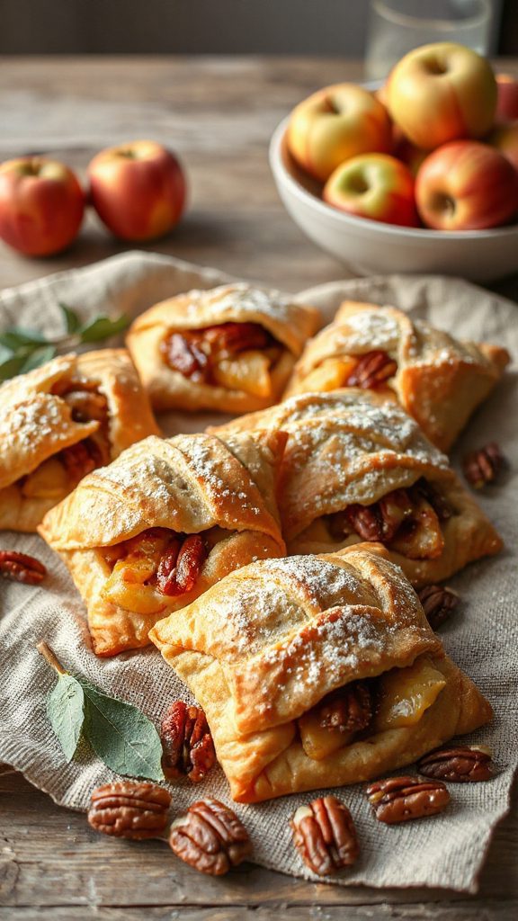 maple pecan apple hand pies