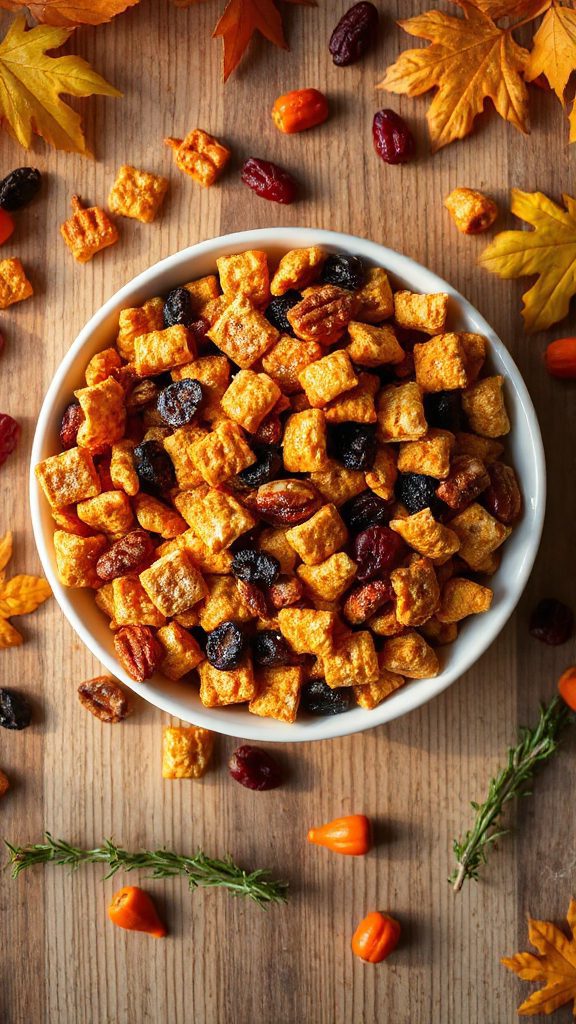 maple pecan chex mix
