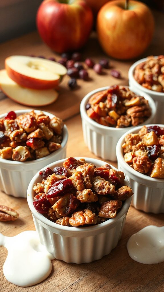 maple pecan oat cups