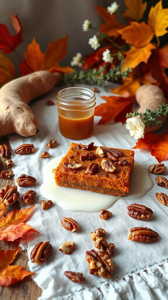 maple pecan sweet potato treats