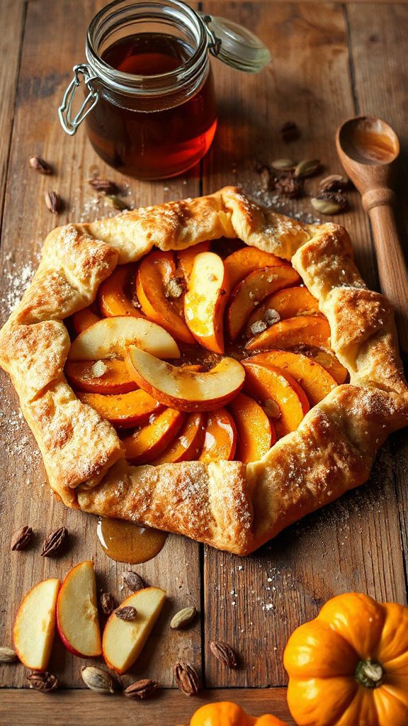 maple pumpkin apple galette