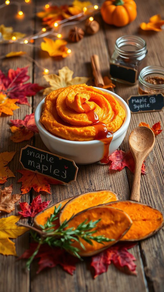 maple sweet potato mash