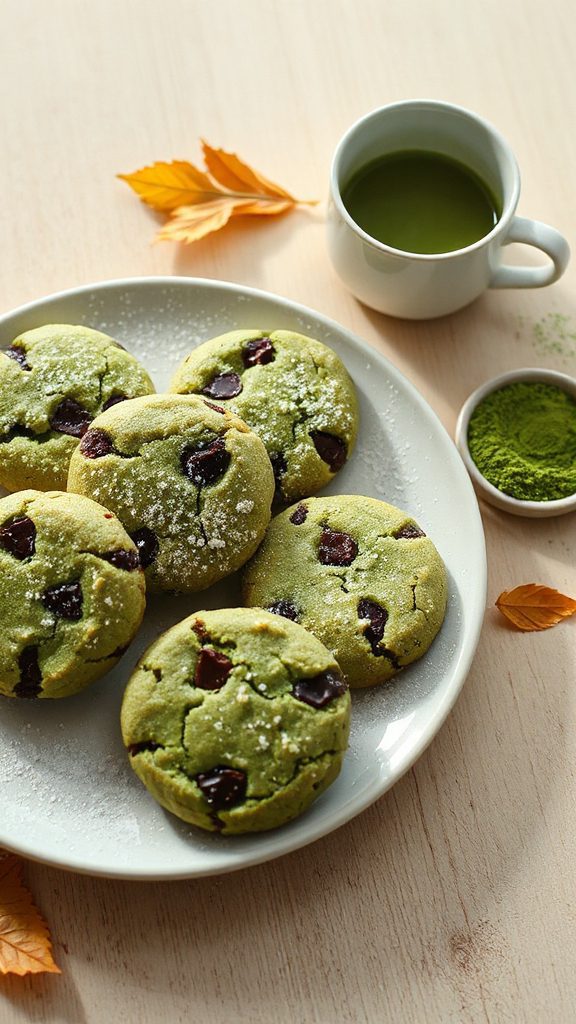 matcha cookies with antioxidants