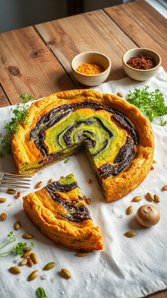 matcha mushroom frittata recipe