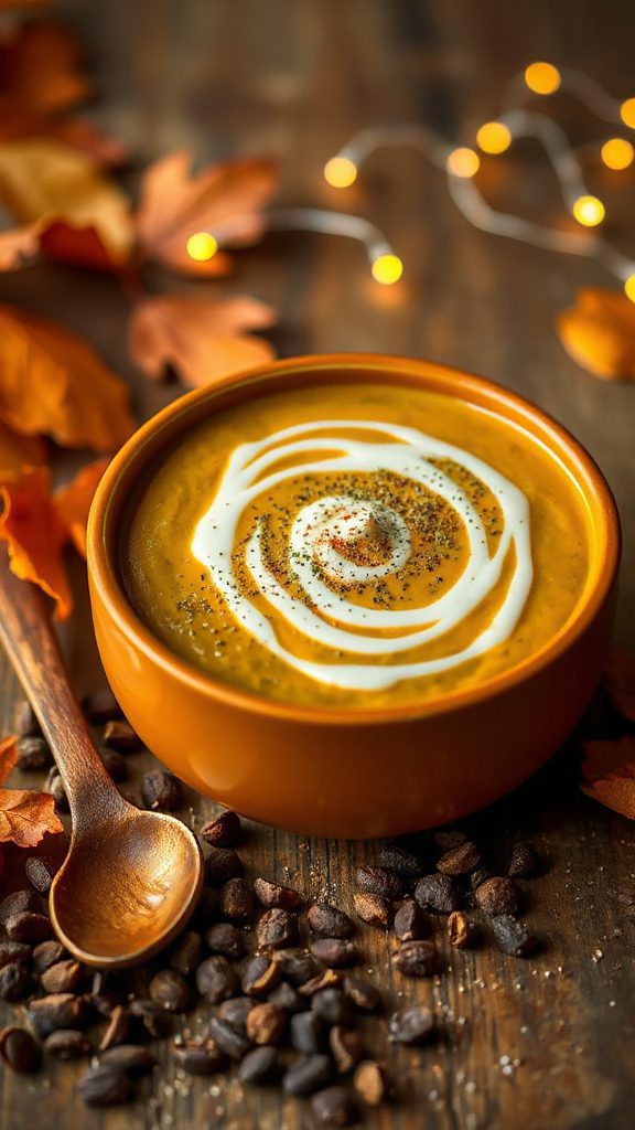 matcha pumpkin spice soup