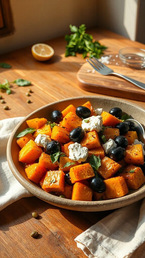 mediterranean pumpkin salad recipe