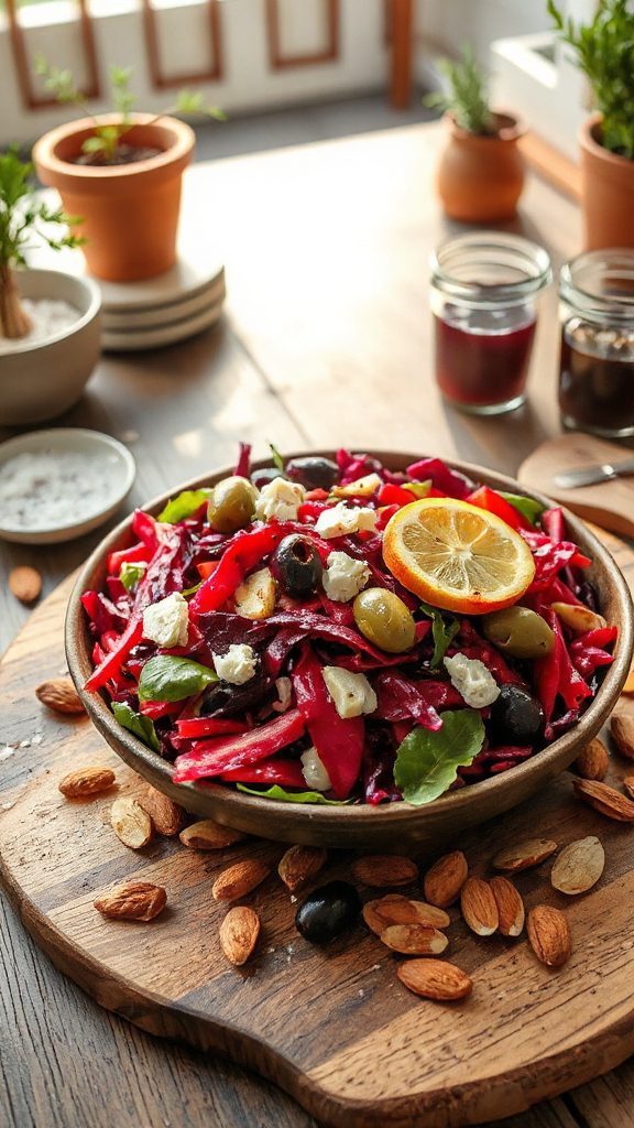 mediterranean salad with feta