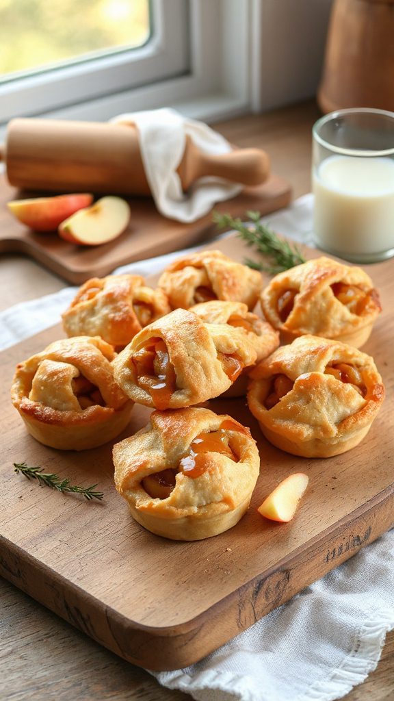 mini apple pie bites