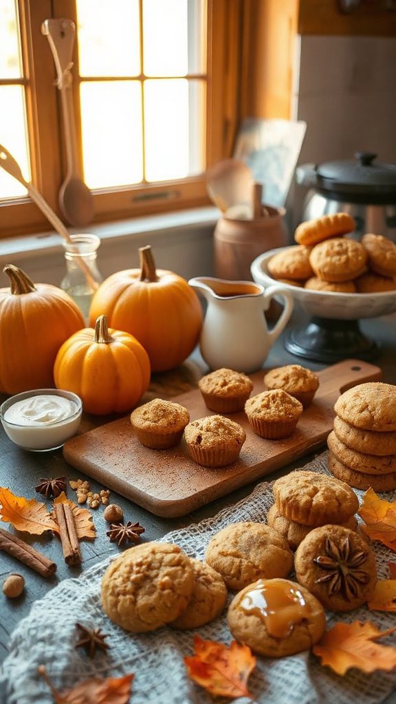 mini pumpkin spice muffins