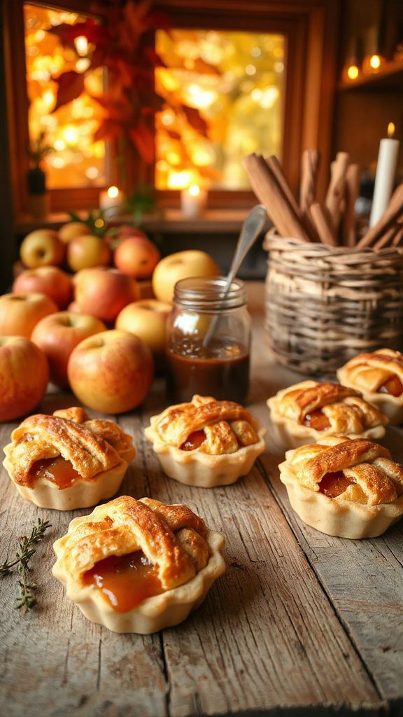 miniature apple pie delights