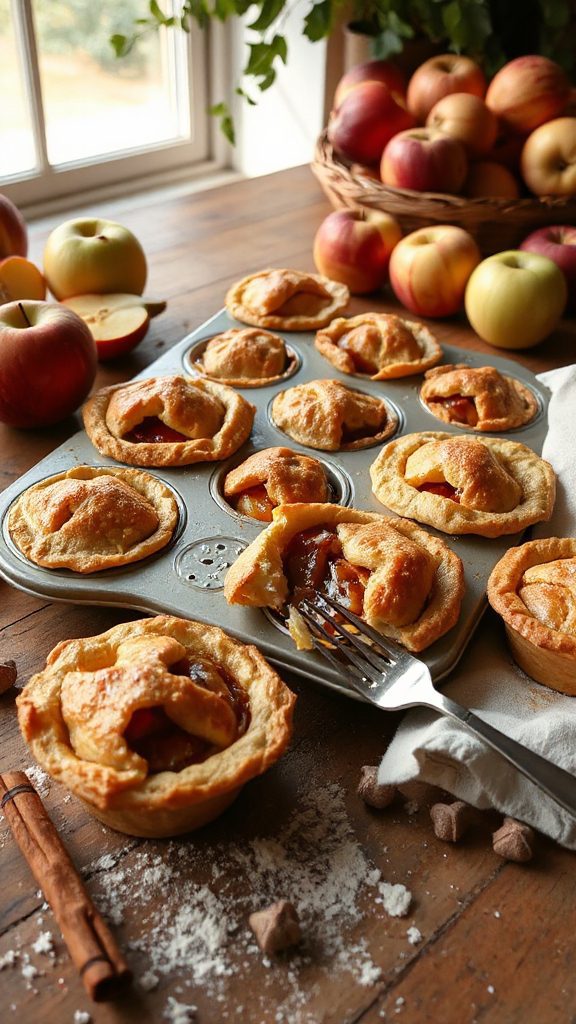miniature apple pie delights