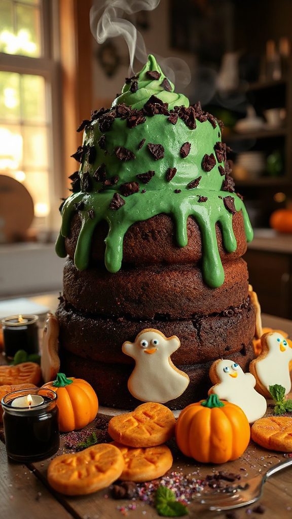 mint chocolate cookie cake