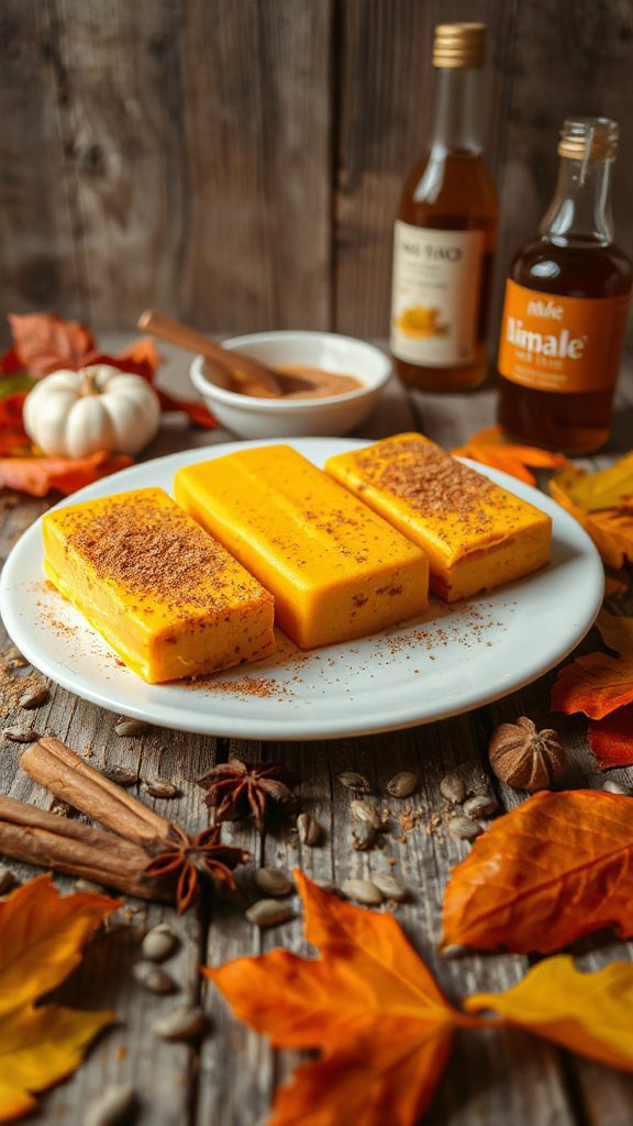 miso pumpkin ice cream bars