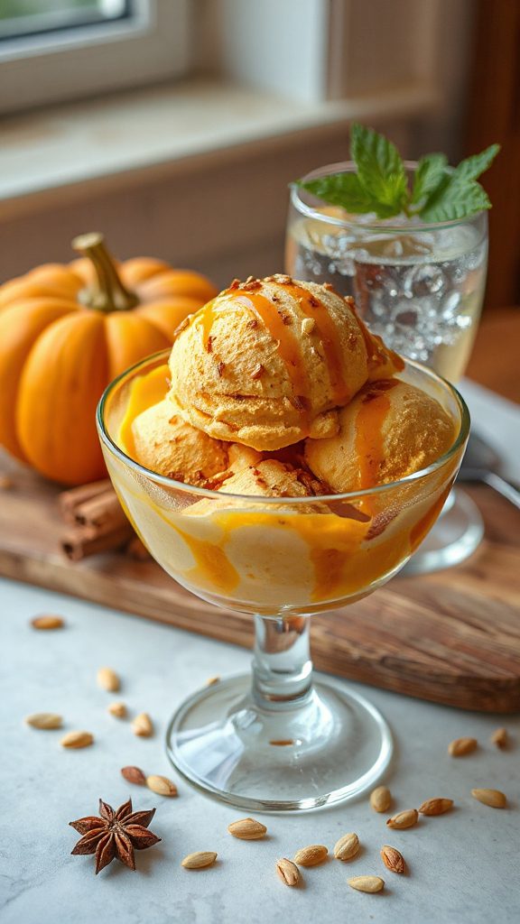 miso pumpkin ice cream float