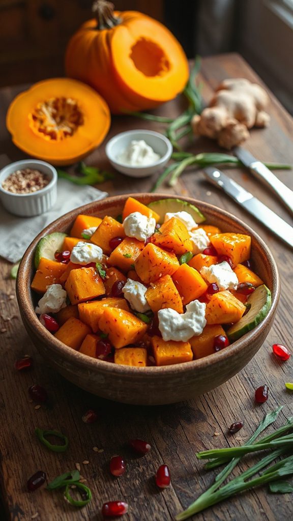 miso pumpkin salad recipe